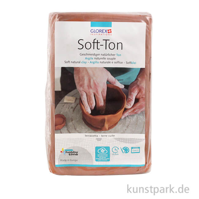 Artikelbild 1 des Artikels “Soft-Ton terracotta, lufthärtend 1000 g“