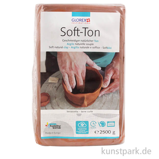 Artikelbild 1 des Artikels “Soft-Ton terracotta, lufthärtend 2500 g“