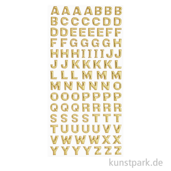 Artikelbild 1 des Artikels “Softy Sticker - Großbuchstaben, Gold “