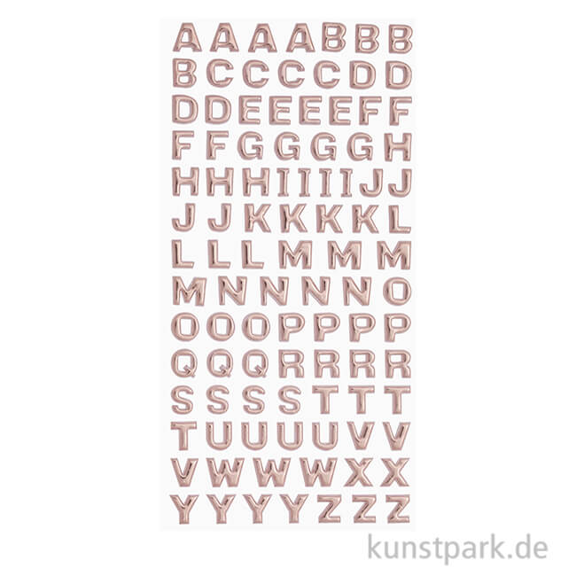 Artikelbild 1 des Artikels “Softy Sticker - Großbuchstaben, Roségold “