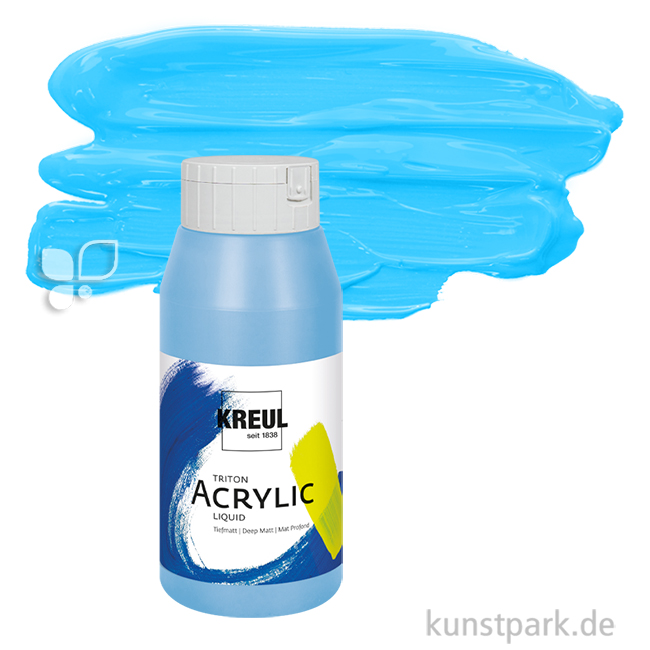 Artikelbild 1 des Artikels “KREUL TRITON Acrylfarben 750 ml Flasche | 36 Lichtblau“
