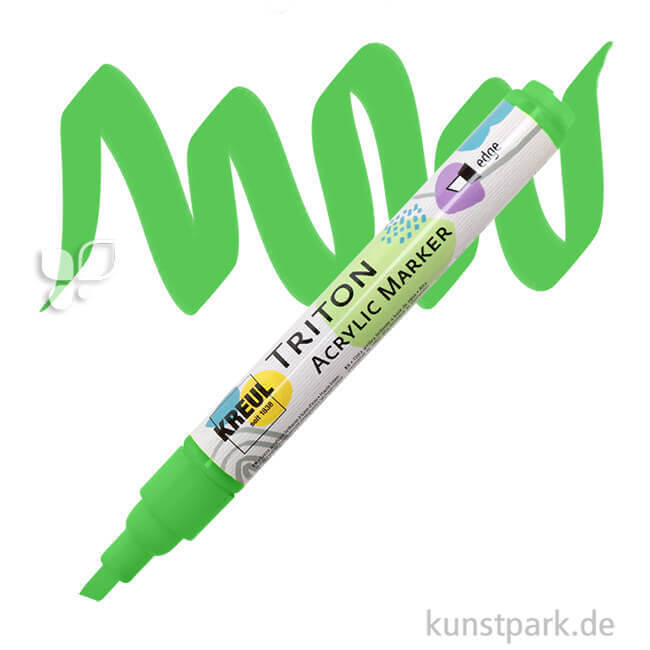Artikelbild 1 des Artikels “KREUL TRITON Acrylic Marker, 1-4 mm Einzelfarbe | Fluoreszierend Grün“