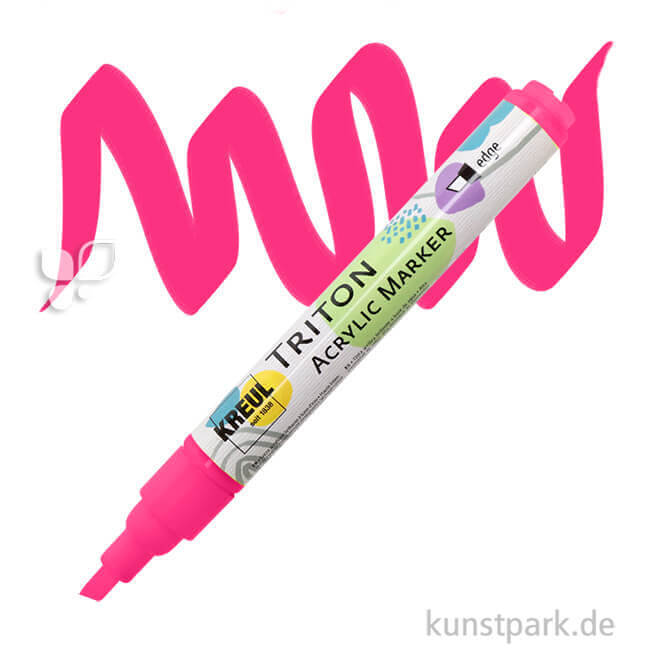 Artikelbild 1 des Artikels “KREUL TRITON Acrylic Marker, 1-4 mm Einzelfarbe | Fluoreszierend Pink“