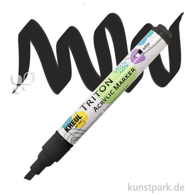 Artikelbild 1 des Artikels “KREUL TRITON Acrylic Marker, 1-4 mm Einzelfarbe | Schwarz“