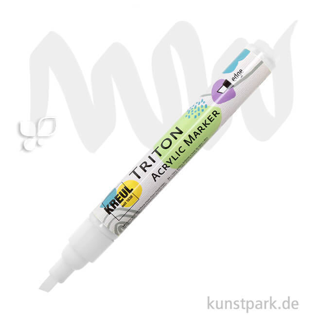 Artikelbild 1 des Artikels “KREUL TRITON Acrylic Marker, 1-4 mm Einzelfarbe | Weiss“