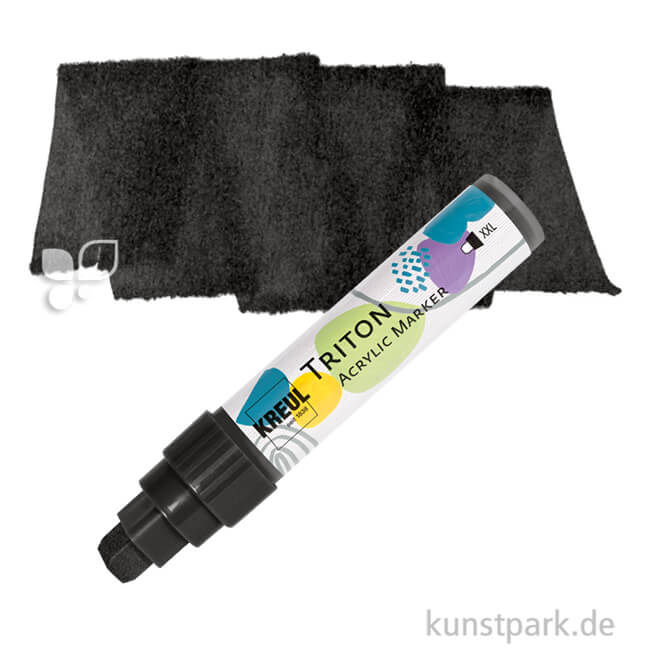 Artikelbild 1 des Artikels “KREUL TRITON Acrylic Marker, 15 mm Einzelfarbe | Schwarz“