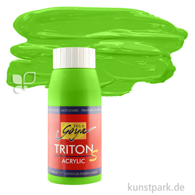 Artikelbild 1 des Artikels “Solo Goya TRITON S - Acrylfarbe mit Glanzeffekt, 750 ml Flasche | Gelbgrün“