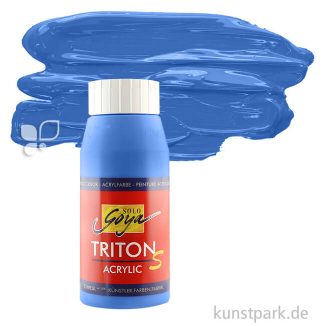Artikelbild 1 des Artikels “Solo Goya TRITON S - Acrylfarbe mit Glanzeffekt, 750 ml Flasche | Primärblau“