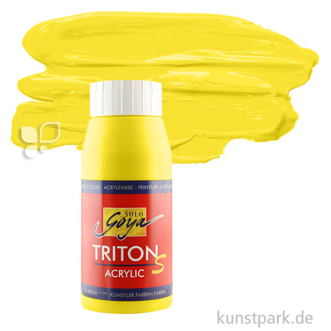 Artikelbild 1 des Artikels “Solo Goya TRITON S - Acrylfarbe mit Glanzeffekt, 750 ml Flasche | Zitron“