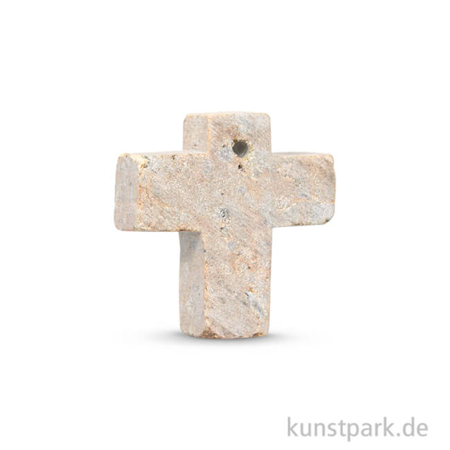 Artikelbild 1 des Artikels “Speckstein Anhänger - Kreuz “