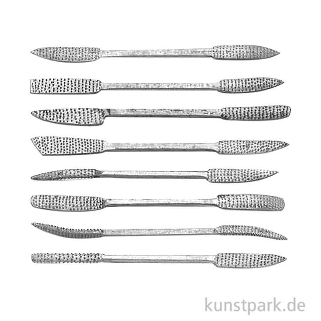 Artikelbild 1 des Artikels “Specksteinwerkzeug-Set Raspel, 8 teilig 20 cm“
