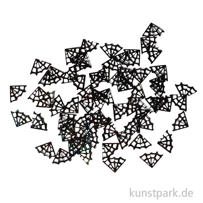 Artikelbild 1 des Artikels “Spinnennetz-Pailletten, ca 100 Stück “