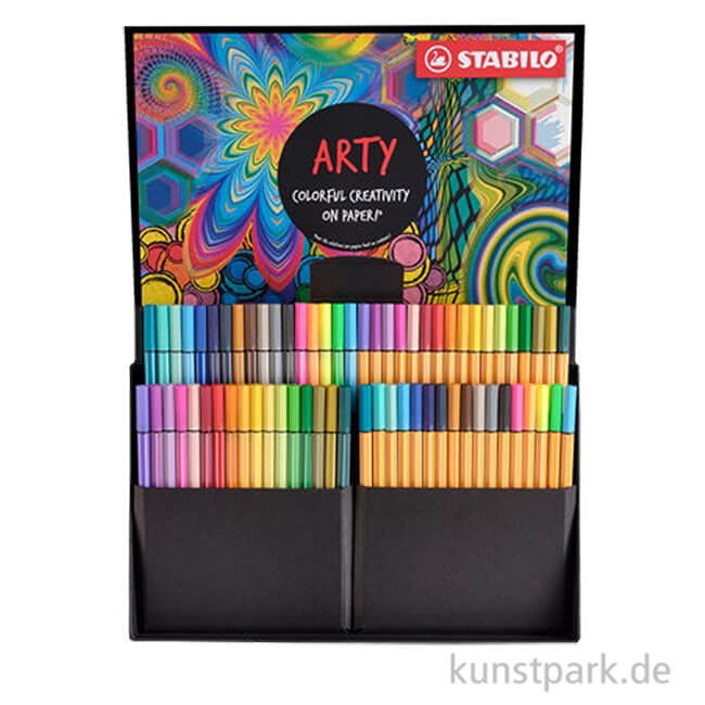 Artikelbild 1 des Artikels “STABILO ARTY Kreativ Set - Fineliner + Filzstifte, 68-teilig “
