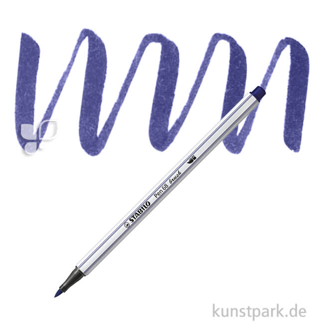 Artikelbild 1 des Artikels “STABILO Pen 68 brush Einzelfarben Filzstift | Preußischblau“