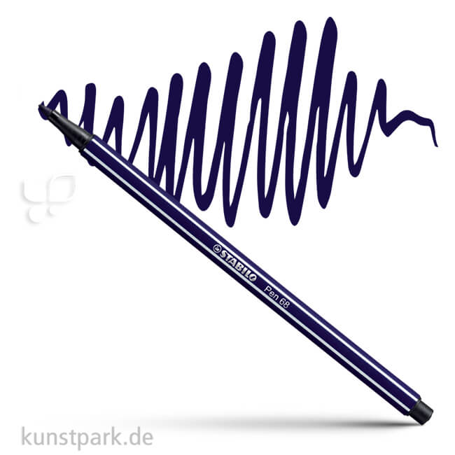 Artikelbild 1 des Artikels “STABILO Pen 68 Filzstift Einzelstift | Preußischblau“