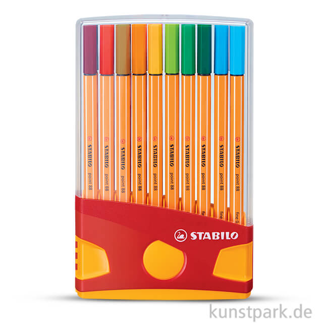 Artikelbild 1 des Artikels “STABILO Point 88 Fineliner 20er Kunststoffetui ColorParade “
