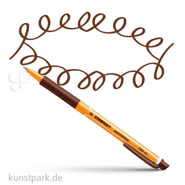 Artikelbild 1 des Artikels “STABILO pointVisco Tintenroller Einzelstift | Braun“