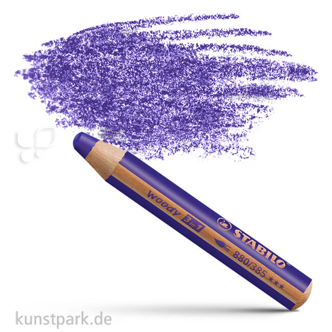 Artikelbild 1 des Artikels “STABILO woody 3 in 1 Farbstift Einzelstift | Violett“