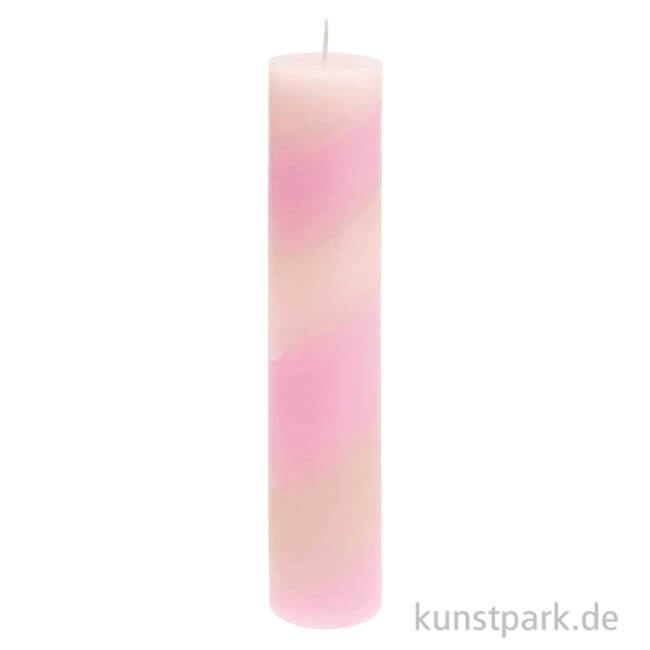 Artikelbild 1 des Artikels “Stabkerze gestreift - Rosa Pink, 20 cm “