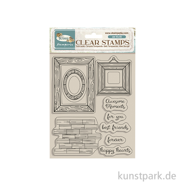 Artikelbild 1 des Artikels “Stamperia Acrylic Stamps - Alterego Frames, 14 x 18 cm “