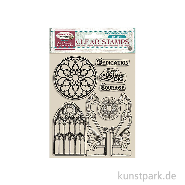 Artikelbild 1 des Artikels “Stamperia Acrylic Stamps - Master of Magic Gothic Elements “