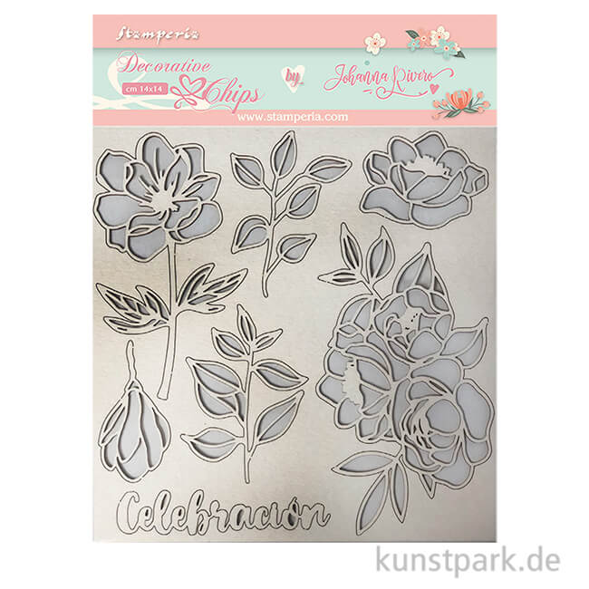 Artikelbild 1 des Artikels “Stamperia Decorativ Chips - Celebration, 14 x 14 cm “