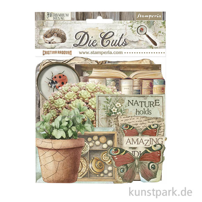Artikelbild 1 des Artikels “Stamperia Die Cuts - Herbarium Silvae, 40 Stanzteile “