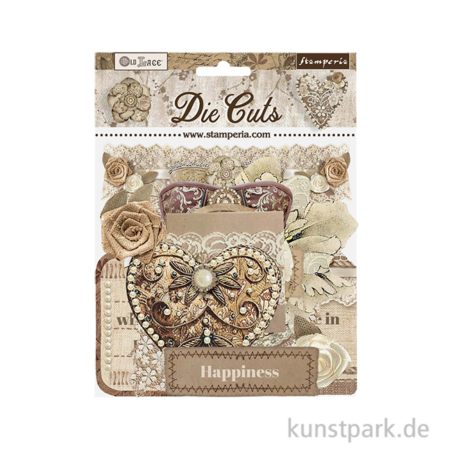 Artikelbild 1 des Artikels “Stamperia Die Cuts - Old Lace, 46 Stanzteile “