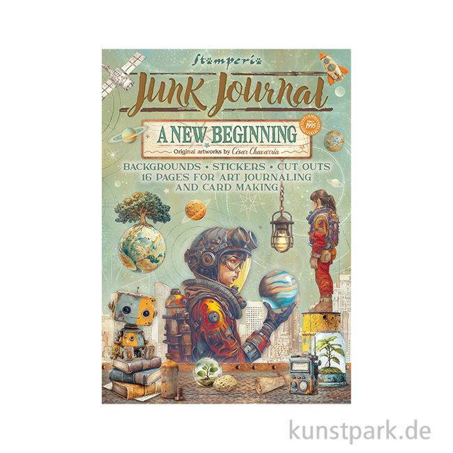 Artikelbild 1 des Artikels “Stamperia Junk Journal Set, 16 Blatt, A4 - A New Beginning “