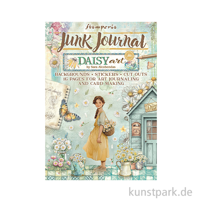 Artikelbild 1 des Artikels “Stamperia Junk Journal Set, 16 Blatt, A4 - Daisy Art “