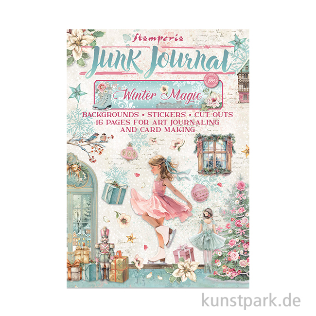 Artikelbild 1 des Artikels “Stamperia Junk Journal Set, 16 Blatt, A4 - Winter Magic “