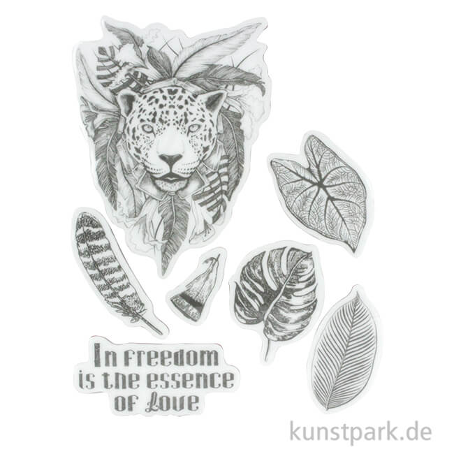 Artikelbild 1 des Artikels “Stamperia Natural Rubber Stamp - Amazonia Jaguar “