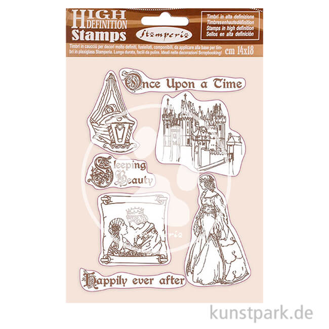 Artikelbild 1 des Artikels “Stamperia Natural Rubber Stamp - Sleeping Beauty Once Upon a Time “