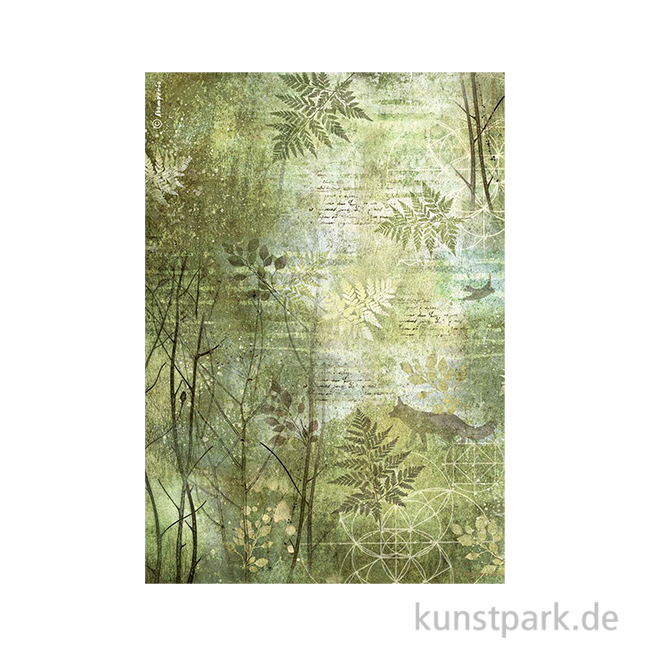 Artikelbild 1 des Artikels “Stamperia Reispapier - Forest Trees, DIN A4 “