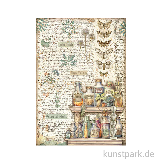 Artikelbild 1 des Artikels “Stamperia Reispapier - Fortune Alchemy, DIN A4 “