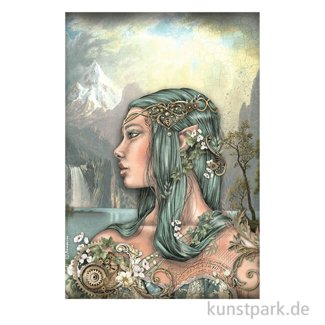 Artikelbild 1 des Artikels “Stamperia Reispapier - Magic Forest Amazon, DIN A4 “