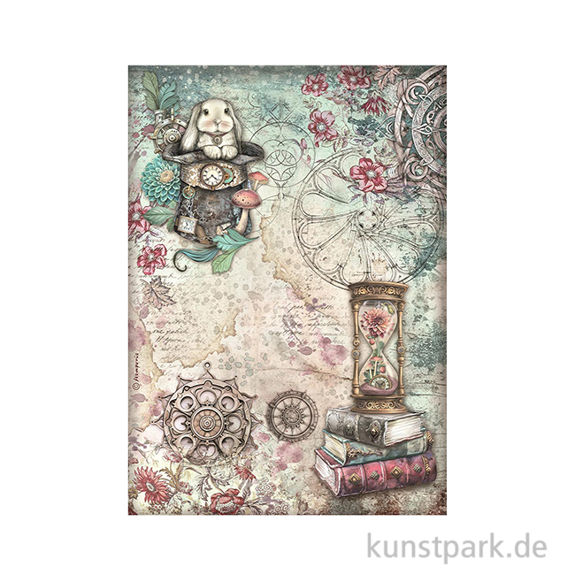 Artikelbild 1 des Artikels “Stamperia Reispapier - Master of Magic Hourglass, DIN A4 “