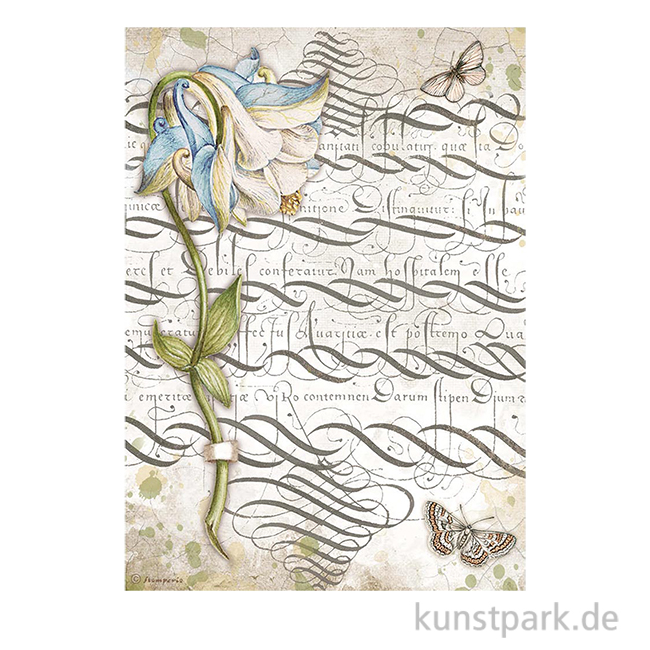 Artikelbild 1 des Artikels “Stamperia Reispapier - Romantic Garden House Columbin, DIN A4 “