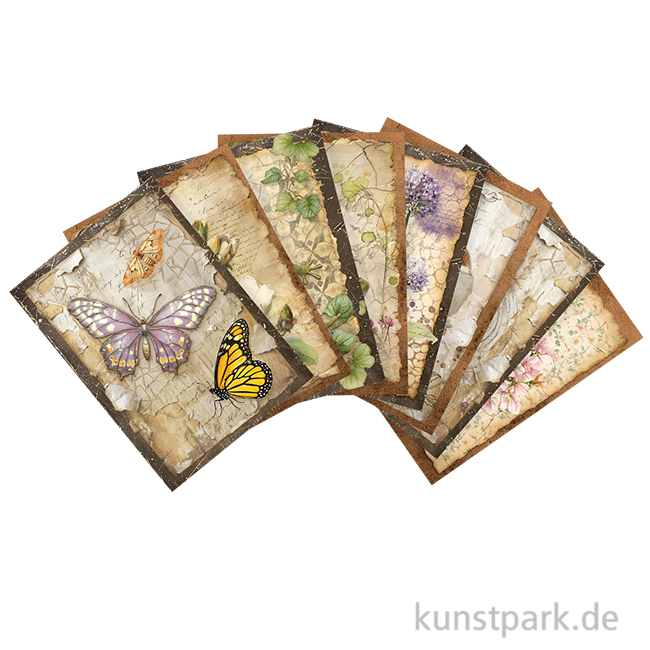 Artikelbild 1 des Artikels “Stamperia Reispapier Selection - All Around, 8 Blatt, A6 “
