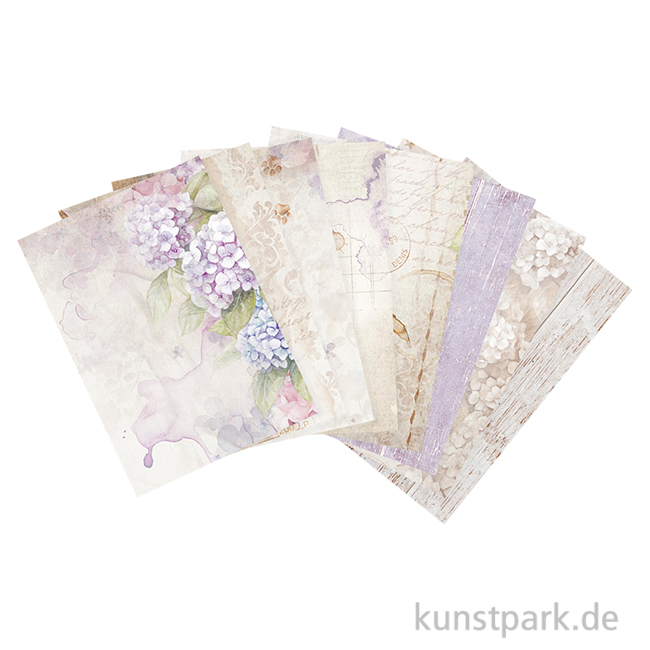 Artikelbild 1 des Artikels “Stamperia Reispapier Selection - Quiet Days Backgrounds, A6 “