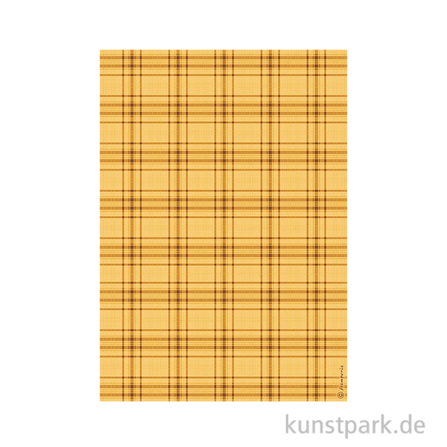 Artikelbild 1 des Artikels “Stamperia Reispapier - Whispering Woods Tartan Pattern, DIN A4 “