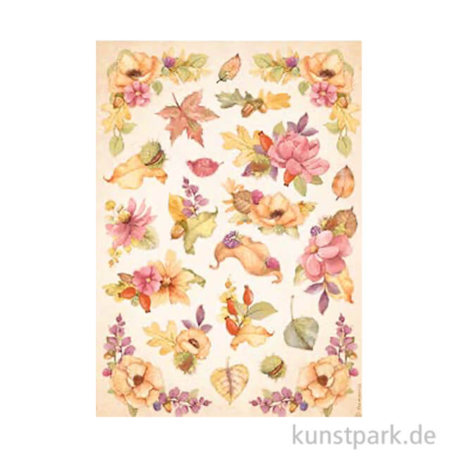 Artikelbild 1 des Artikels “Stamperia Reispapier - Woodland Flowers, DIN A4 “