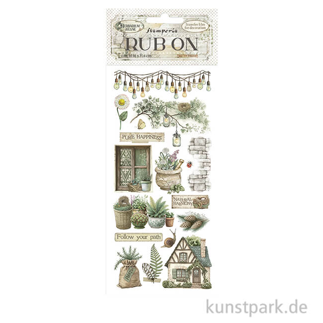 Artikelbild 1 des Artikels “Stamperia Rub On Transferfolie - Herbarium Silvae Cottage “