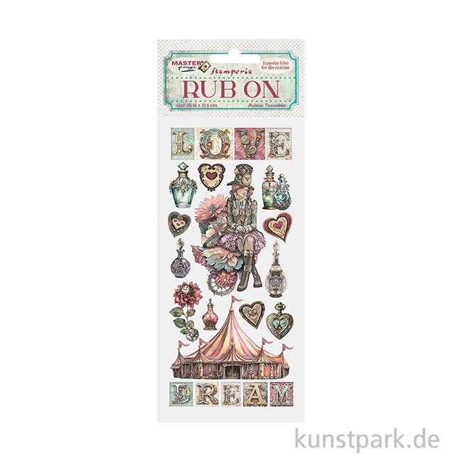 Artikelbild 1 des Artikels “Stamperia Rub On Transferfolie - Master of Magic Circus “