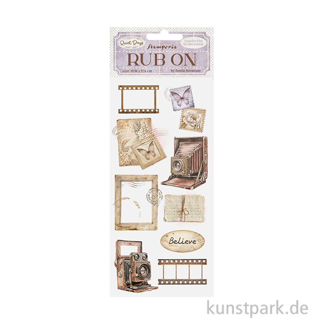Artikelbild 1 des Artikels “Stamperia Rub On Transferfolie - Quiet Days Vintage Photography “
