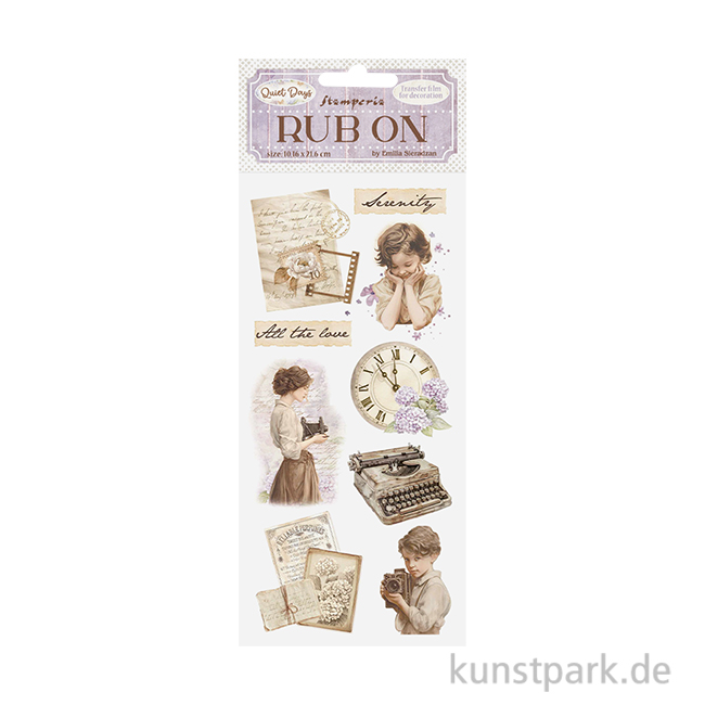 Artikelbild 1 des Artikels “Stamperia Rub On Transferfolie - Quiet Days Vintage Treasures “