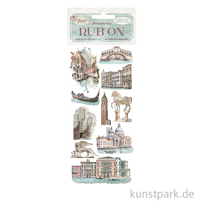 Artikelbild 1 des Artikels “Stamperia Rub On Transferfolie - Venice City of Art Monuments “