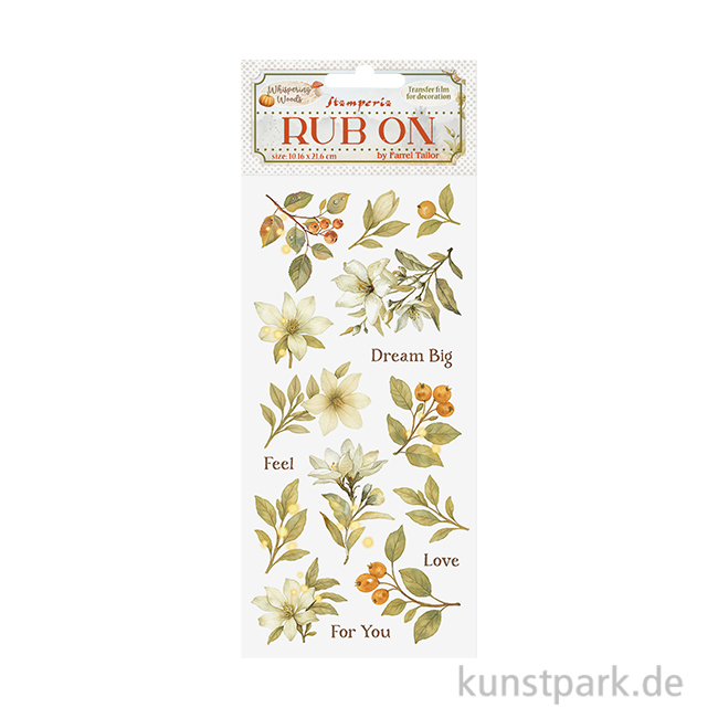 Artikelbild 1 des Artikels “Stamperia Rub On Transferfolie - Whispering Woods Magnolia “