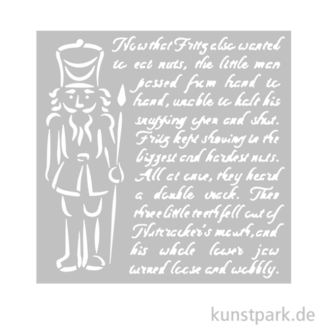 Artikelbild 1 des Artikels “Stamperia Schablone - Alice in Christmas Soldiers, 12 x 12 cm “