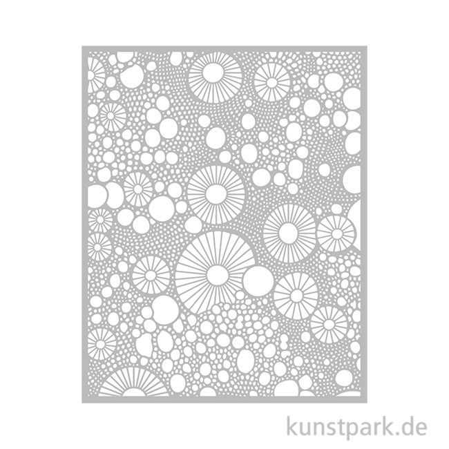 Artikelbild 1 des Artikels “Stamperia Schablone - All Around Rings, 20 x 25 cm “